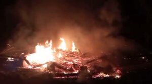 Istri Baru Melahirkan, Rumah Entis di Surade Sukabumi Ludes Terbakar