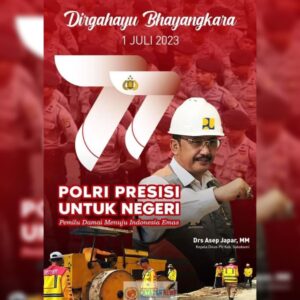 Dinas Pekerjaan Umum PU Kabupaten Sukabumi Mengucapkan: Selamat Hari Bhayangkara yang ke-77