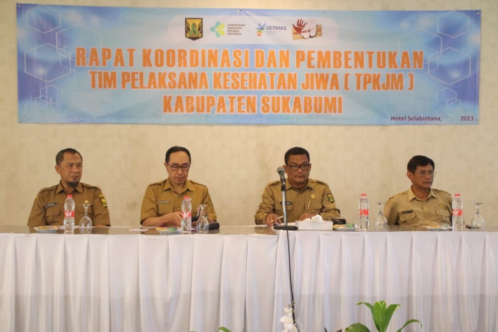 Dibuka Sekda Ade, Dinkes Kab. Sukabumi Gelar Rakor dan Bentuk Tim Pelaksana Kesehatan Jiwa Masyarakat
