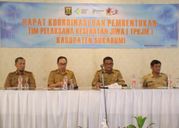 Dibuka Sekda Ade, Dinkes Kab. Sukabumi Gelar Rakor dan Bentuk Tim Pelaksana Kesehatan Jiwa Masyarakat