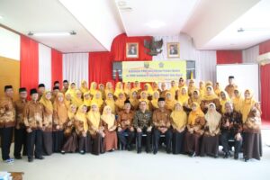 Sekda Ade Suryaman, Terima Kunjungan Silaturahmi Anggota PWRI Kota Cilegon Provinsi Banten