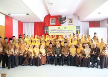 Sekda Ade Suryaman, Terima Kunjungan Silaturahmi Anggota PWRI Kota Cilegon Provinsi Banten