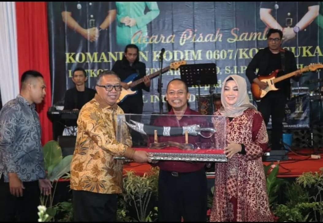 Pisah Sambut Dandim 0607 Sukabumi, Bupati Marwan Harap Sinergitas Terus Terjaga