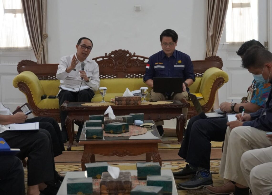 Sekda Ade Suryaman Terima Tim ESDM RI, Bahas Pemanfaatan Panas Bumi Untuk Energi Listrik