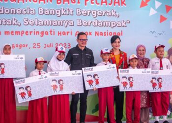 Peringati Hari Anak Nasional, OJK dan bank bjb Gelar Kampanye Ayo Menabung di Bogor