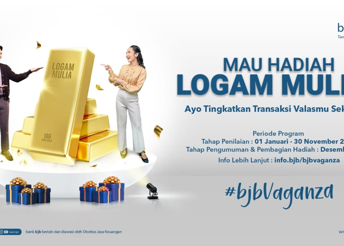 bjb Vaganza 2023, Transaksi Valuta Asing di bank bjb Raih Hadiah Logam Mulia