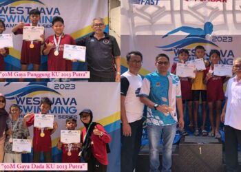 Kejuaraan Tingkat Jabar, Klub Renang Sukabumi Gurita SC Bawa Pulang 22 Medali