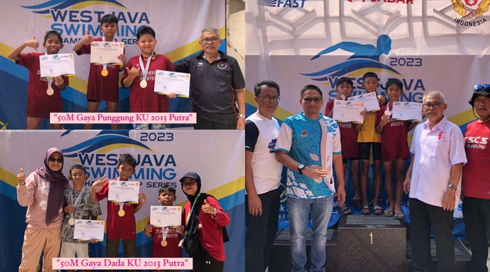 Kejuaraan Tingkat Jabar, Klub Renang Sukabumi Gurita SC Bawa Pulang 22 Medali