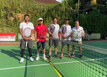 Hari Bhakti Adhyaksa ke-63, Kejari Kabupaten Sukabumi bareng ATC Gelar Turnamen Tenis