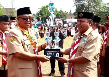 HUT ke-62 Pramuka, Bupati Marwan: Semangat Wujudkan Sumberdaya Manusia Profesional Berwawasan Kebangsaan