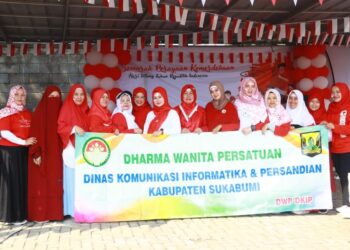 Meriahkan HUT ke-78 RI, Ini Cara Unik Dilakukan Diskominfo Kabupaten Sukabumi