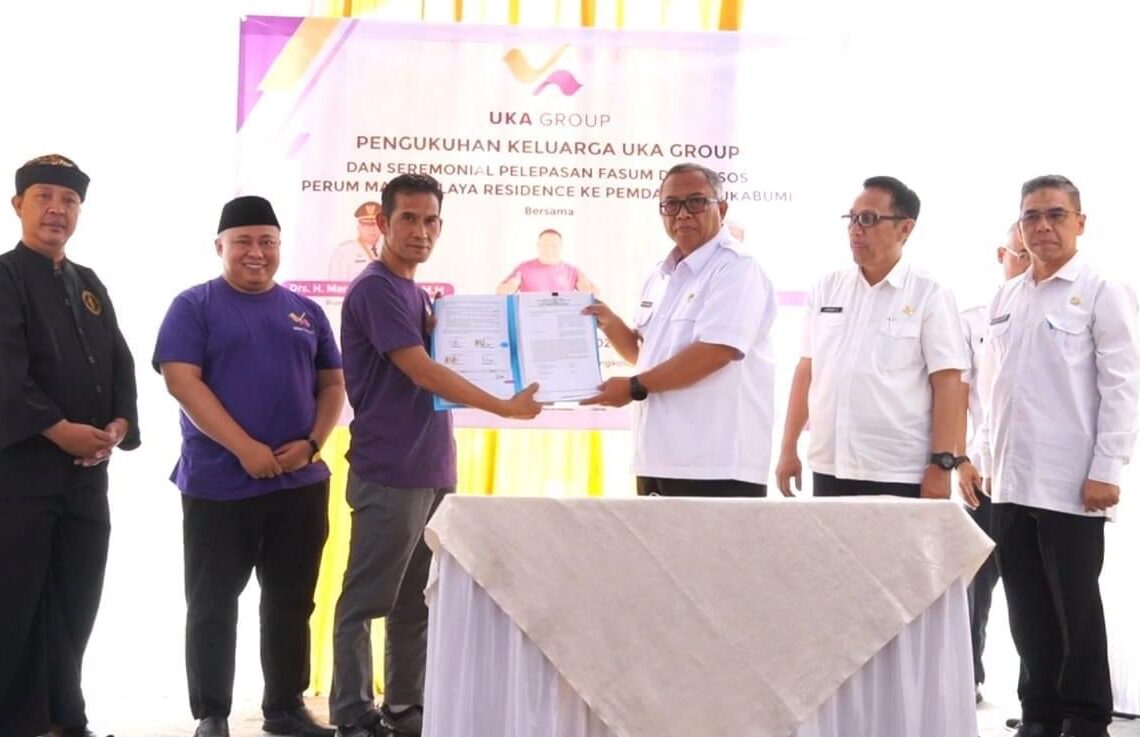 Penyerahan Fasun Fasos, Bupati Marwan Minta Dirawat dan Manfaatkan Sesuai Fungsinya