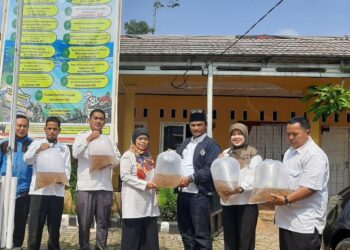 3000 Ekor Ikan Nilem Dilepas Liar Dinas Perikanan Sukabumi di Sungai Cibening Purabaya