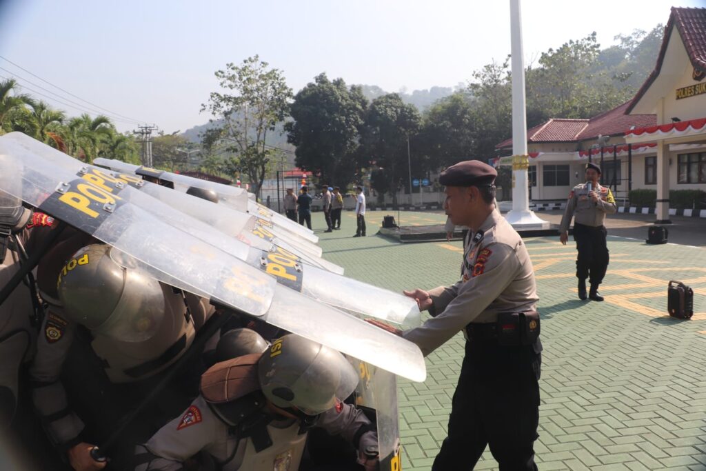 Latihan Sispam Mako, Polres Sukabumi Perkuat Kesiapan Pengamanan Wilayah
