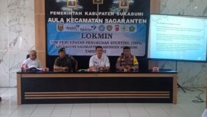 Kapolsek Sagaranten Hadiri Lokmin Stunting Kecamatan Sagaranten