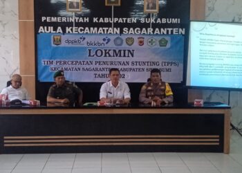 Kapolsek Sagaranten Hadiri Lokmin Stunting Kecamatan Sagaranten