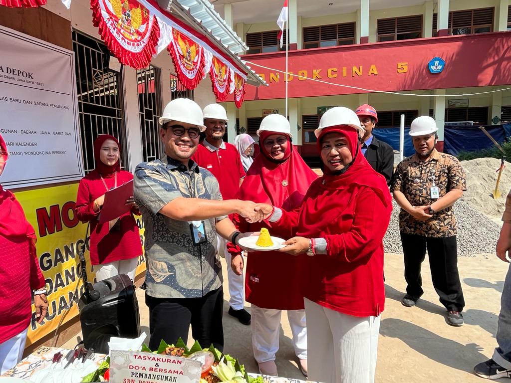 bank bjb Bangun 6 Ruang Kelas Baru di SDN Pondok Cina