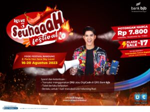 Seru! Banyak Promo bank  bjb di Seuhahhh Festival Kota Bandung