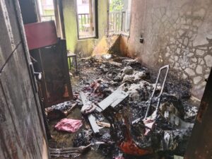Kebakaran Nyaris Hanguskan Satu Rumah di Kampung Tipar Palabuhanratu