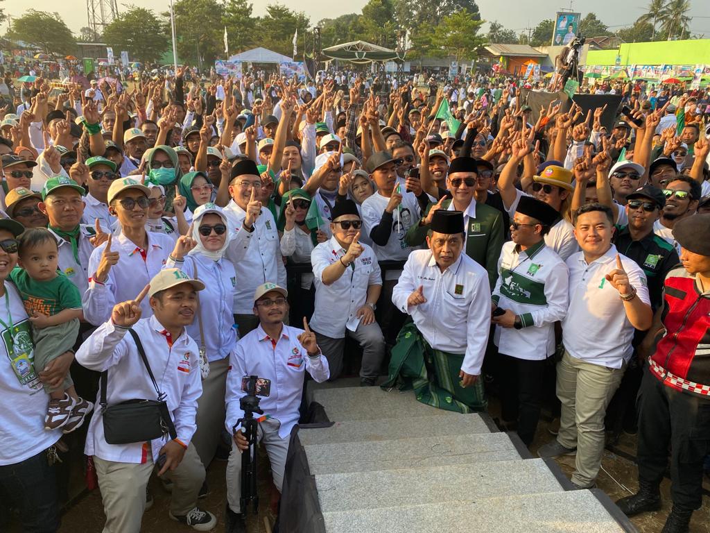 Ribuan Kader dan Simpatisan Sambut Gus Imin di Sukabumi