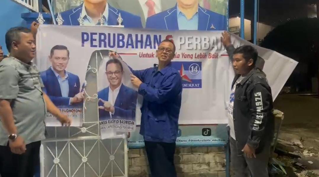 Muraz Instruksikan Robek Foto Anies Baswedan di Baligo Demokrat