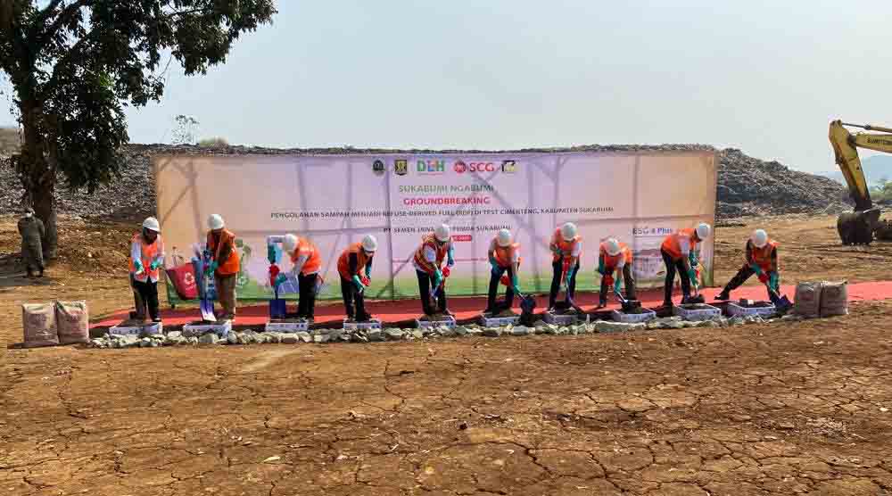 Kolaborasi dengan Pemkab Sukabumi, SCG Gelar Ground Breaking Pembangunan TPST RDF di TPA Cimenteng