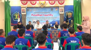Tingkatkan Kreativitas Bekerja, Lapas Sukabumi Gelar Pelatihan Keterampilan Laundry bagi WBP