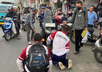 Ngeri! Ular Tambang Ngumpet di Bodi Motor, Pelajar di Cibadak Sukabumi Hampir Digigit