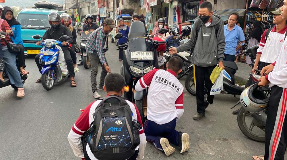 Ngeri! Ular Tambang Ngumpet di Bodi Motor, Pelajar di Cibadak Sukabumi Hampir Digigit