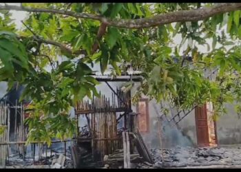 Gegara Lupa Matikan Kompor, Satu Rumah di Ciemas Sukabumi Ludes Terbakar