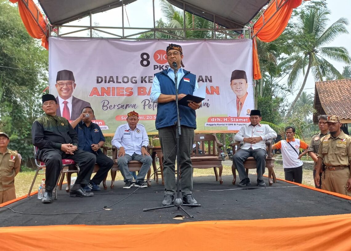 Bacapres Anies Rasyid Baswedan Tiba di Sukabumi