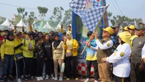 Ribuan Peserta Ikuti Jalan Sehat dan Senam Bersama Meriahkan HUT ke-153 Kabupaten Sukabumi