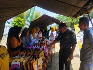 Sambut HUT ke-78 TNI, Kodim 0622 Kabupaten Sukabumi Gelar Bazar UMKM dan Baksos