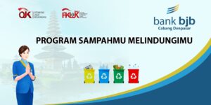bank bjb KC Denpasar Aplikasikan Pergub Bali MASARI Sampah, Tukar Sampah dengan Polis Asuransi