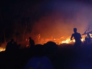 Lereng Hutan Gunung Walat Sukabumi Kembali Terbakar, Lahan Satu Hektare Ludes