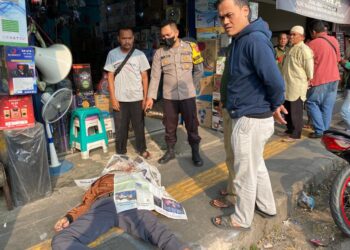 Hendak Hadiri Tahlilan, Pemotor Tewas Tabrak Trotoar di Cibadak