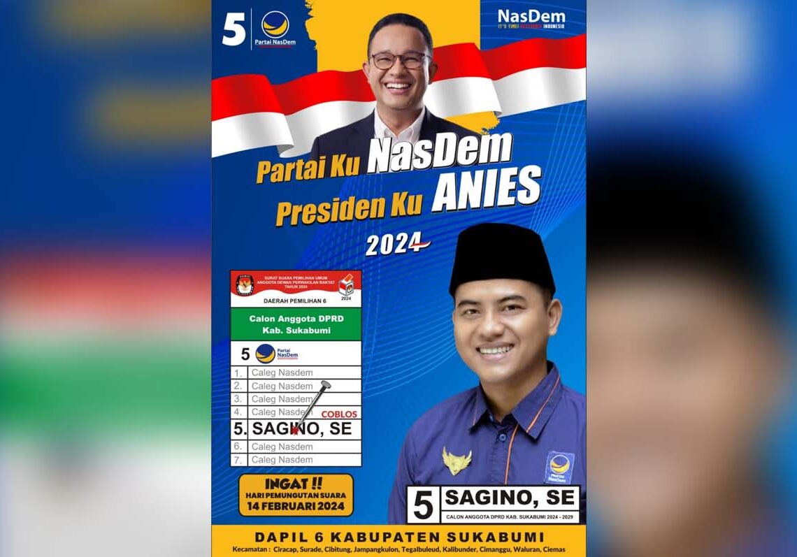 Dari Aktivis, Pebisnis hingga Akademisi: Jejak Positif Sagino, Caleg NasDem Nomor Urut 5 Dapil 6 Kabupaten Sukabumi