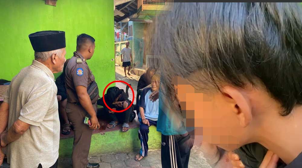Waduh! Bocah Mullet Asal Ubrug Ini Terciduk Bongkar Keropak Masjid di Cibadak