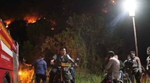 Kebakaran Hanguskan 8 Hektare Lahan di Gunung Jayanti, Petugas Gabungan Masih Siaga