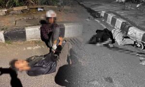 Satu Orang Tewas, Tiga Pemuda Tergeletak di Cimanggah Korban Laka Lantas