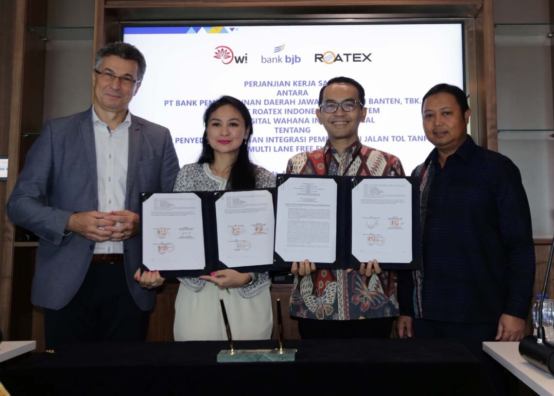 Dukung Pembayaran Jalan Tol Nir Sentuh, bank bjb Kolaborasi dengan Roatex dan Dwi