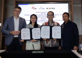 Dukung Pembayaran Jalan Tol Nir Sentuh, bank bjb Kolaborasi dengan Roatex dan Dwi