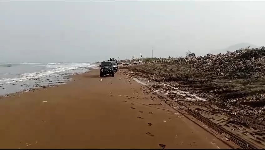 Pantai Cibutun Kian Bersih, Dandim 0622 Kabupaten Sukabumi: Progres Sesuai Target