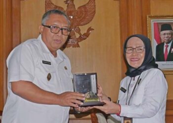 Bupati Marwan danan Staf Ahli Menko Polhukam Bahas Optimalisasi Penguatan Ekonomi Daerah
