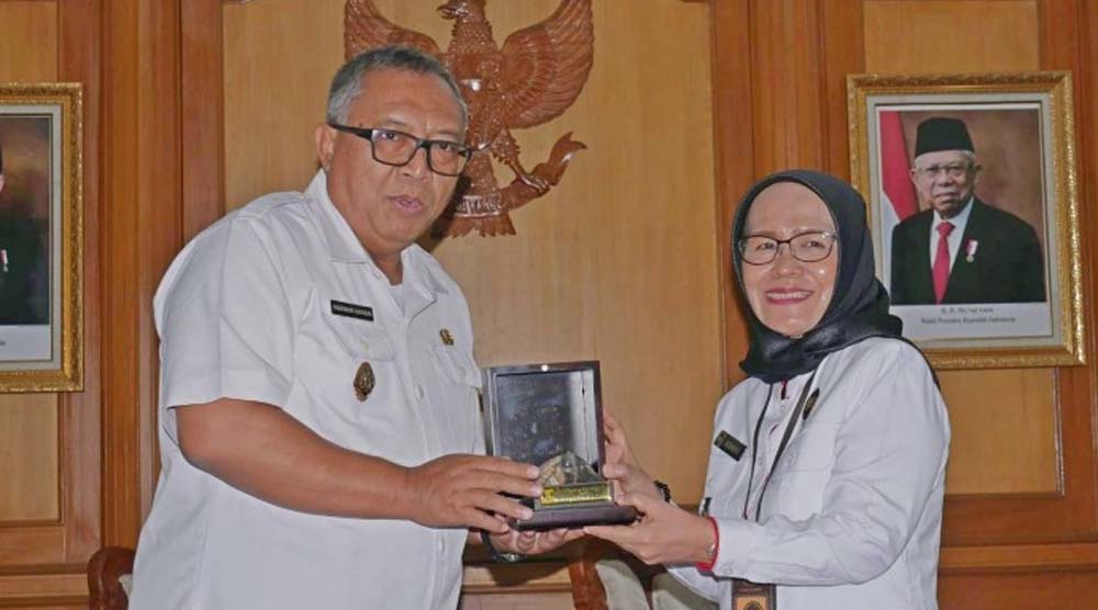 Bupati Marwan danan Staf Ahli Menko Polhukam Bahas Optimalisasi Penguatan Ekonomi Daerah