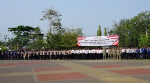 Apel Operasi Mantap Brata Kabupaten Sukabumi, 2.335 Personel Gabungan Siap Amankan Pemilu