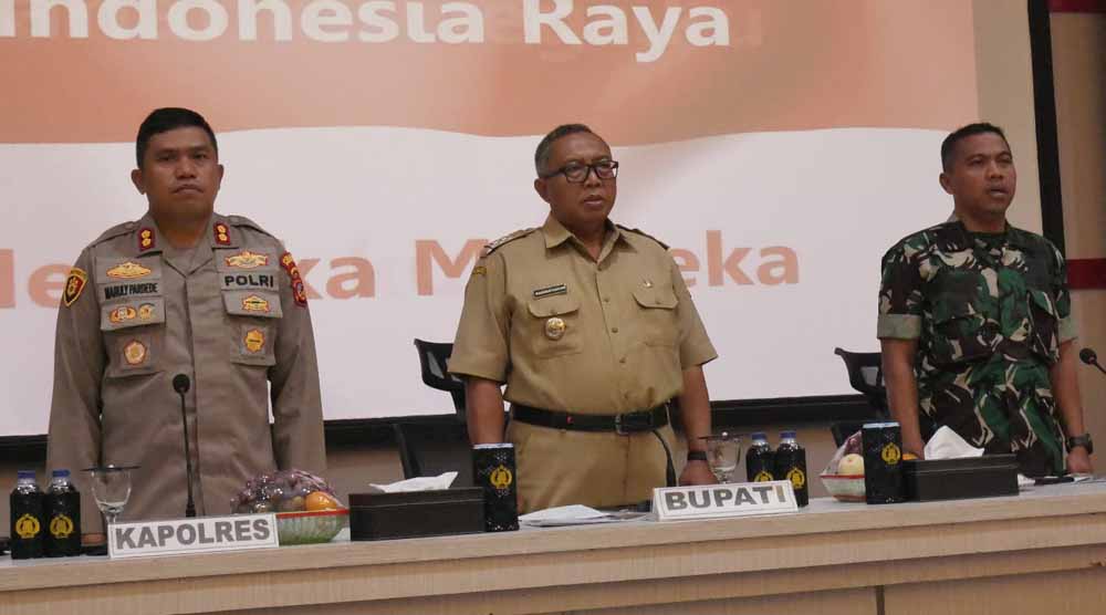 Bupati Marwan: Rakor Lintas Sektoral Upaya Wujudkan Pemilu Aman Damai dan Lancar