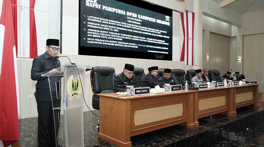 DPRD Kabupaten Sukabumi Gelar Rapat Paripurna ke-25 Tahun Sidang 2023