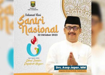 Kadis PU Kabupaten Sukabumi: Selamat Hari Santri Nasional 2023