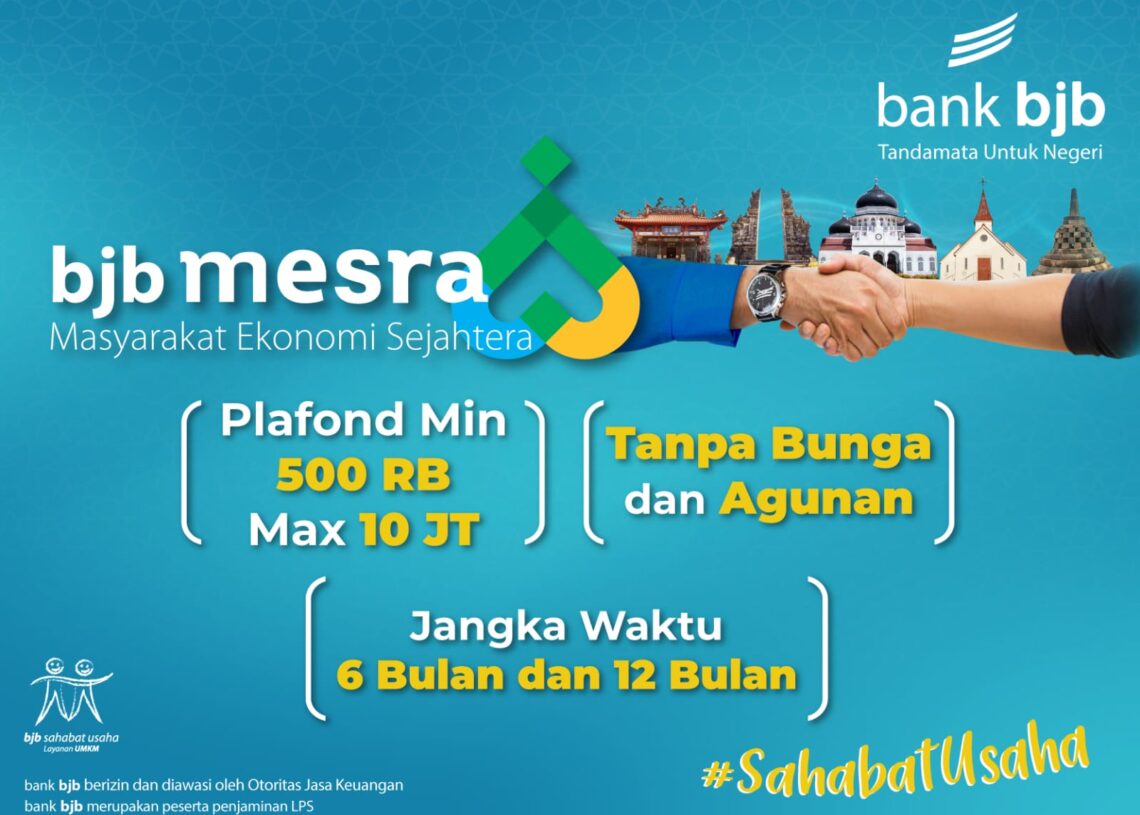 bjb Mesra, Skema Pinjaman Tanpa Bunga untuk Usaha Mikro